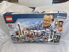 Lego 10184 TOWN PLAN Movie Theatre Gas Station GOLD BRICK *Creases* *RETIRED*