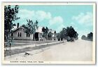 c1910 Eleventh Avenue Exterior Houses Texas City Texas Vintage Antique Postcard
