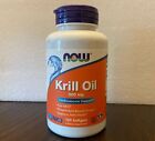 Now Foods Krill Oil 500 mg 120 Softgels Exp 08/2026