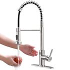New ListingTouchless Kitchen Faucet with Pull Down Sprayer Motion Sensor Smart Activated...