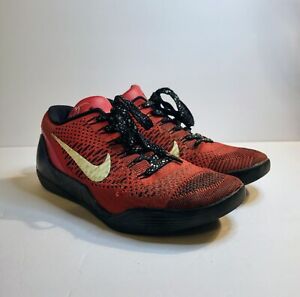 Nike Kobe 9 Elite Low University Red 2014  Basketball Shoes - Size 9.5