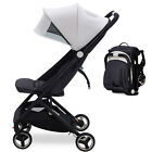 Lightweight Stroller Compact One-Hand Fold Travel Stroller for Airplane Friendly