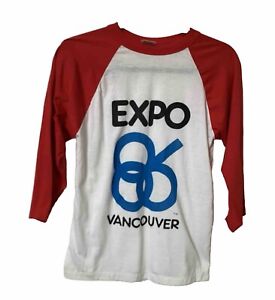 Vintage 80s Vancouver Expo 86 Baseball T-shirt