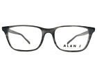 Alan J Collection Eyeglasses Frames AJ-106 C1 Brown Grey Horn Square 54-18-145