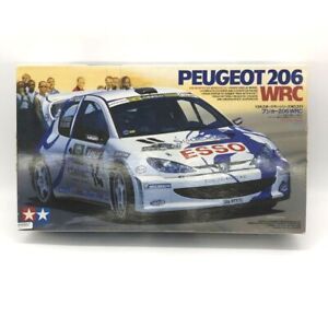 Tamiya Peugeot 206 WRC 1/24 Scale Car Plastic Model Kit Display No 24221