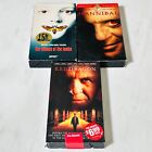 VHS - Lot of 3 Horror  - The Silence of The Lambs - Hannibal - Red Dragon