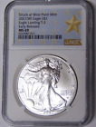 NGC MS69 2021 (W) American Silver Eagle Dollar Early Releases T-2 #6265087-011