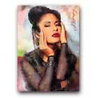 Selena Quintanilla-Perez #13 Art Card Limited 9/50 Edward Vela Signed (Music -)