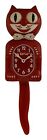 Limited Edition Scarlet Kit-Cat Klock Swarovski Blue Crystals Jeweled Clock