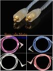 Silver Plated 6N OFC Hifi Cable For Ultimate Ears UE 900 900S In Ear Headphones