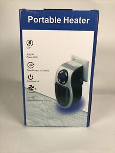 Smart Wall Space Heater Portable Electric Small Heater with Adjustable Thermosta