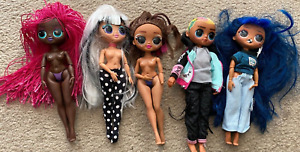 New ListingAssorted LOL Surprise OMG Dolls MGA - Lot of 5, Many Complete, One Missing Hand