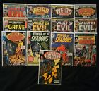 Marvel Comics Lot: Horror Comics, Bronze Era Low Grade Readers