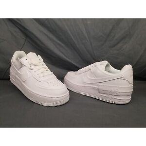Nike Women's Air Force 1 Shadow Sneakers Triple White Size 9 NEW NO BOX!