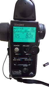Sekonic L-758DR DigitalMaster Ambient/Flash/Spot Light Meter - New Battery!