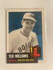 TED WILLIAMS ; 1991 TOPPS ARCHIVES 1953 CARD No. 319