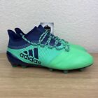 Adidas X 17.1 FG Leather Unity Ink Hi-Res Green CP9157 Cleats Sz 11.5 RARE