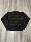 Vintage Nico Sweater Mens XL Knit Boxy Fit Grandpa Dadcore Geometric Aztec 90s