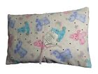 Toddler Pillow. 100% Cotton Flannel . 10 x 16 Inches.
