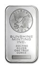 1 oz .999 Fine Silver Bar - Sunshine Mint Original Design Sealed