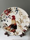 Williams Sonoma Red, Black & Gold Rooster Francais Marc Lacaze Salad Plate 2008