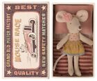New Maileg Little Sister Mouse in a Matchbox Discontinued NIB