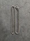 3.6g Vintage Sterling Silver 925 Ball Chain 20” Jewelry lot U