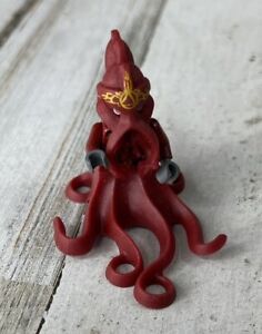 LEGO 8078 Atlantis Squid Warrior Minifigure Red Octopus Portal of Sea Ocean