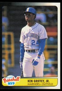 1990 Fleer Baseball MVP Ken Griffey Jr. Card #14
