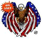 American Eagle Flag Wings Wall Decor