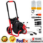 Drain Cleaner Electric Sewer Snake Cleaning Machine 75'x1/2