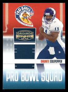 2005 Donruss Gridiron Gear #PBS-1 Daunte Culpepper Pro Bowl Squad Gold #/100