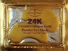 24K Gold EYE Mask Moisturizing Skin Care Gel Crystal Collagen Hydrating Masks