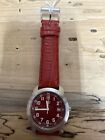 Men’s Swiss Army Victorinox Date Just Red Dial 38mm B345