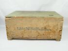 VINTAGE LIBBY & MCNEILL & LIBBY LIDDED WOOD CRATE 20