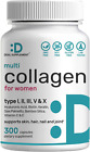 Multi-Collagen Pills for Women with Vitamin C, E, & Biotin, 300 Capsules – 11 in