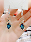 Women's Earrings Cubic Zirconia Drop Fashion Jewelry For Woman Lady Daily Gift