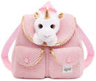 Toddler Backpack With Corduroy Pink Unicorn For Kids 3-5 y.o School Bag for KIDS