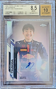 2020 Topps Chrome F1 Yuki Tsunoda RC Auto Autograph SP Formula 1