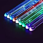 15 Color Changing LED Light up Drum Sticks with USB Charging Glow in the Dark