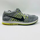 Nike Zoom Flyknit Mens 9 Streak Gray Running Shoes Athletic Gym Sneakers Trainer
