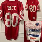 Jerry Rice San Francisco 49ers Wilson NFL Pro Line Home Authentic Jersey 42