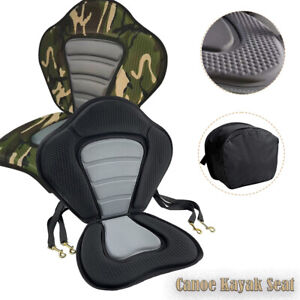 Kayak Seat Cushion Boat Canoe Backrest High Back Detachable Bag Adjustable Pad