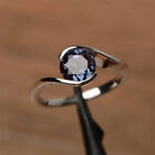 Fashion 925 Silver Filled Ring Wedding Gifts Women Cubic Zircon Jewelry Sz 6-10