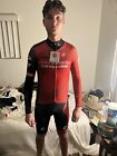 Castelli cycling suit singlet l/s body paint skinsuit speedsuit mens Small Bike