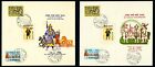South Vietnam 2 Diff FDC Folder-Card Historic Frontier Guards 433-435 (SVF71)