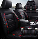 For Hyundai Elantra Faux Leather Car 5-Seats Seat Cover Pad Front Rerar Full Set (For: 2021 Hyundai Elantra)