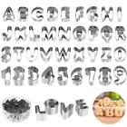 35Pcs Letter Cookie Cutter Set Biscuit Cutter Stainless Steel Fondant Cake Mold