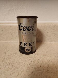 Tough Coors Export Lager Flat Top Beer Can -  Colorado Classic!