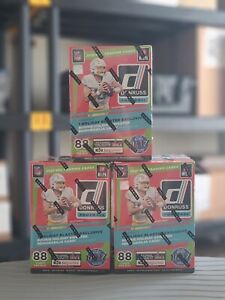2021 DONRUSS NFL FOOTBALL FACTORY SEALED HOLIDAY BLASTER BOX LOT OF 3 BOXES!